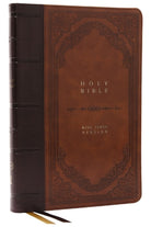 Cover image for KJV Holy Bible: Giant Print Thinline Bible, Brown Leathersoft, Red Letter, Comfort Print (Thumb Indexed): King James Version (Vintage Series), isbn: 9781400332274