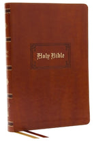 Cover image for KJV Holy Bible: Giant Print Thinline Bible, Tan Leathersoft, Red Letter, Comfort Print: King James Version (Vintage Series), isbn: 9781400332281