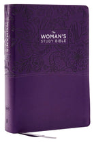 Cover image for Kjv, the Woman's Study Bible, Purple Leathersoft, Red Letter, Full-Color Edition, Comfort Print, isbn: 9781400332465