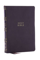 Cover image for Nkjv, Compact Center-Column Reference Bible, Gray Leathersoft, Red Letter, Comfort Print, isbn: 9781400333059