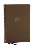 Cover image for KJV Holy Bible: Compact Bible with 43,000 Center-Column Cross References, Brown Leathersoft, Red Letter, Comfort Print: King James Version, isbn: 9781400333127