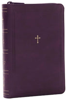 Cover image for NKJV Compact Paragraph-Style Bible W/ 43,000 Cross References, Purple Leathersoft Zipper Closure, Red Letter, Comfort Print: Holy Bible, New King James Version, isbn: 9781400333394