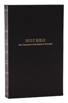 Cover image for KJV Holy Bible: Pocket New Testament with Psalms and Proverbs, Black Softcover, Red Letter, Comfort Print: King James Version, isbn: 9781400334810