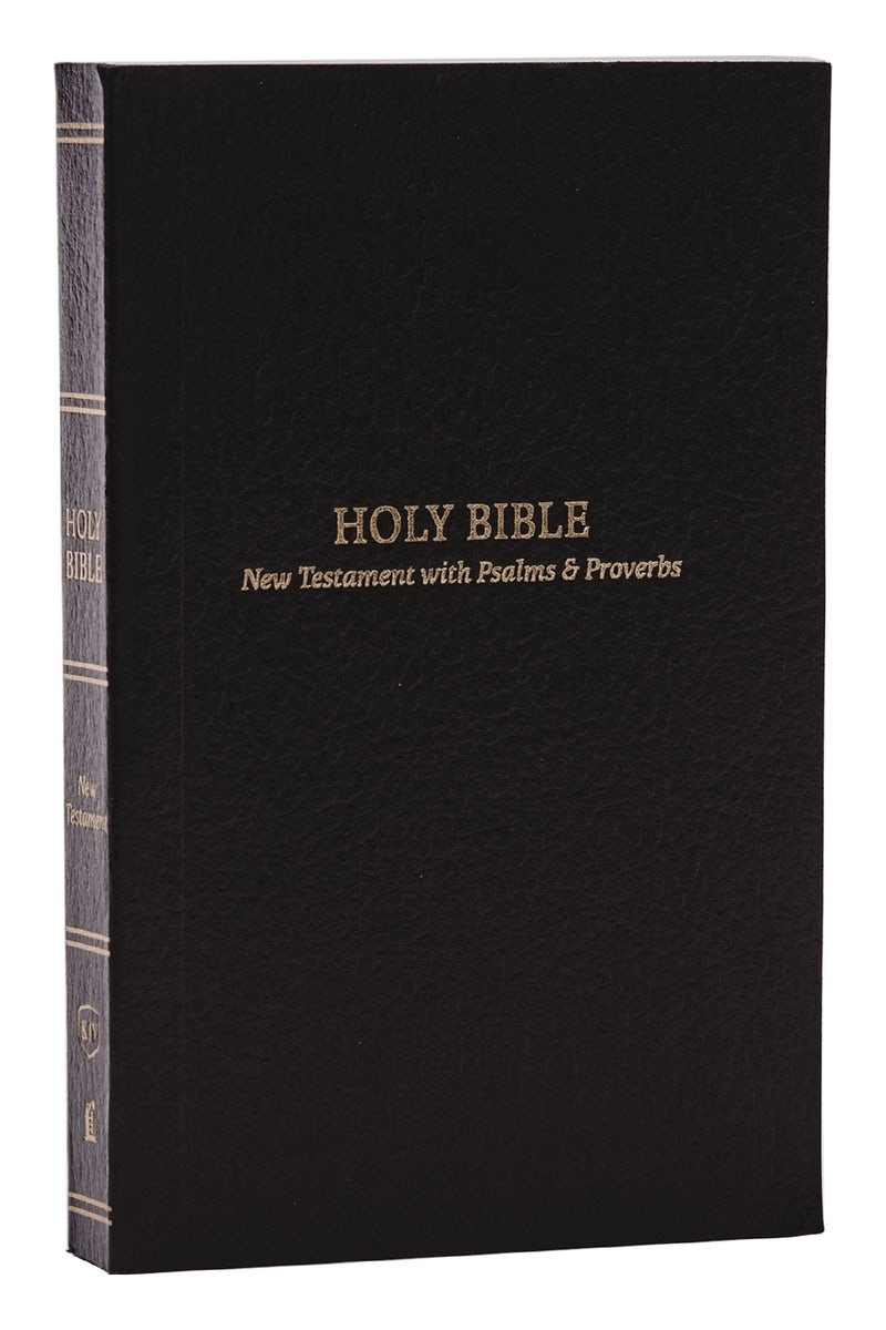 Cover image for KJV Holy Bible: Pocket New Testament with Psalms and Proverbs, Black Softcover, Red Letter, Comfort Print: King James Version, isbn: 9781400334810