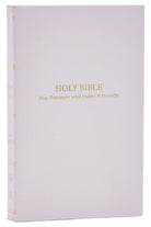 Cover image for KJV Holy Bible: Pocket New Testament with Psalms and Proverbs, White Softcover, Red Letter, Comfort Print: King James Version, isbn: 9781400334827