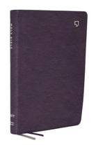 Cover image for Net Bible, Large Print Thinline with Cross References, Purple Leathersoft, Comfort Print, isbn: 9781400334902