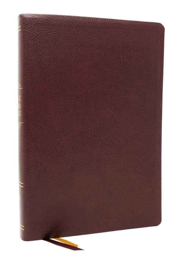 Cover image for Peace of God Bible: Discover and Experience God's Shalom Throughout the Bible (Nkjv, Burgundy Bonded Leather, Red Letter, Comfort Print), isbn: 9781400335053
