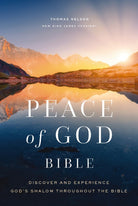 Cover image for Peace of God Bible: Discover and Experience God's Shalom Throughout the Bible (Nkjv, Softcover, Red Letter, Comfort Print), isbn: 9781400335084