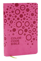 Cover image for Nkjv, Color Code Bible for Kids, Pink Leathersoft, Comfort Print, isbn: 9781400336012