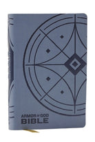 Cover image for NKJV Armor of God Bible, Blue/Gray Leathersoft (Children's Bible, Red Letter, Comfort Print, Holy Bible): New King James Version, isbn: 9781400336807