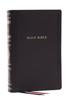Cover image for RSV Personal Size Bible with Cross References, Black Leathersoft, Thumb Indexed, (Sovereign Collection), isbn: 9781400337903
