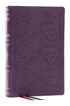 Cover image for RSV Personal Size Bible with Cross References, Purple Leathersoft, Thumb Indexed, (Sovereign Collection), isbn: 9781400337941
