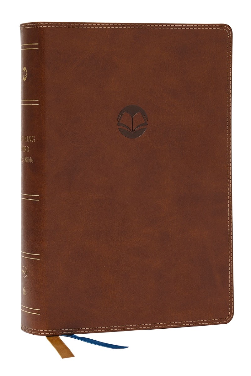 Cover image for Enduring Word Study Bible: Pastoral Commentary from Every Chapter of the Bible (Nkjv, Brown Leathersoft, Red Letter, Comfort Print), isbn: 9781400338023