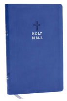 Cover image for NKJV Holy Bible, Value Ultra Thinline, Blue Leathersoft, Red Letter, Comfort Print, isbn: 9781400338399
