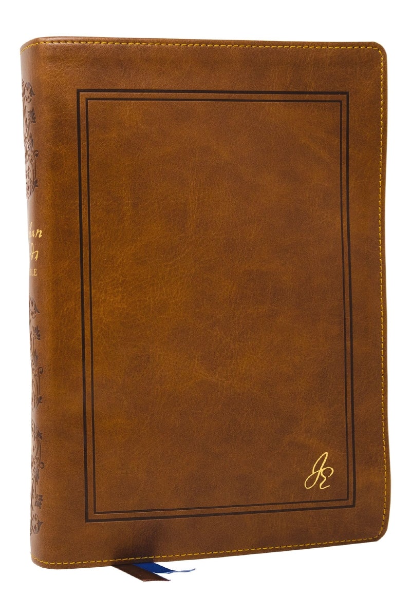 Cover image for The Jonathan Edwards Study Bible: Experience Abiding Joy in Christ (Nkjv, Brown Leathersoft, Red Letter, Comfort Print, Thumb Indexed), isbn: 9781400339556