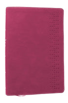 Cover image for Student Study Bible: A Guide to Knowing and Living God's Word (Nkjv, Pink Leathersoft, Red Letter, Comfort Print), isbn: 9781400340248