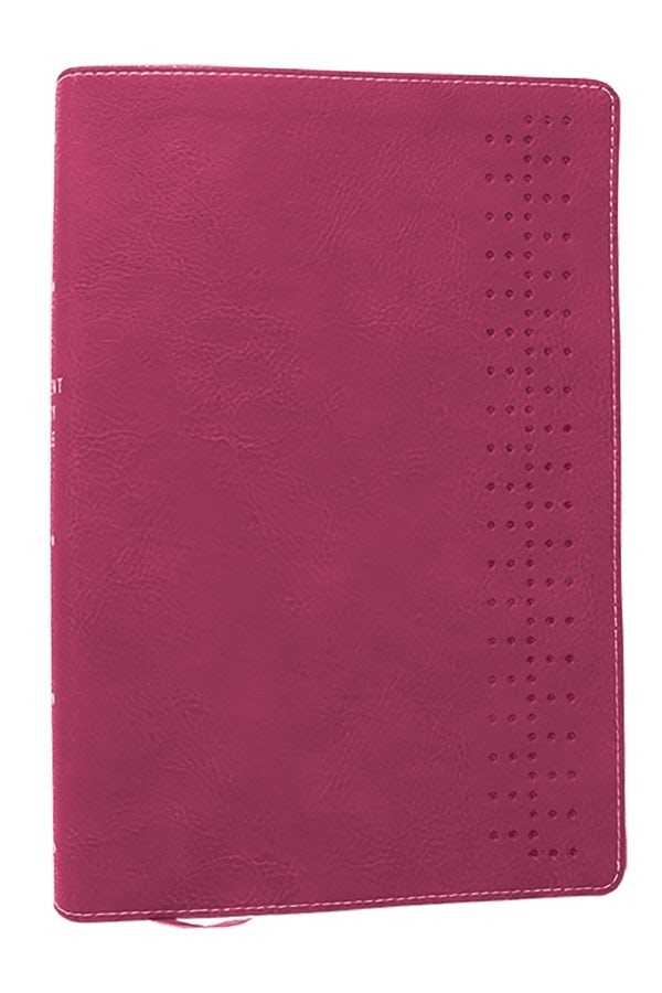 Cover image for Student Study Bible: A Guide to Knowing and Living God's Word (Nkjv, Pink Leathersoft, Red Letter, Comfort Print), isbn: 9781400340248