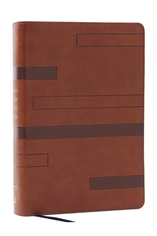 Cover image for Color Code Study Bible, Revealing God's Truth Color by Color (Nkjv, Brown Leathersoft, Red Letter), isbn: 9781400341399