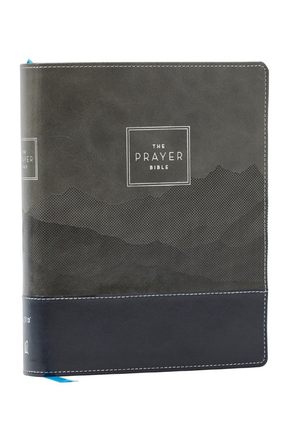Cover image for The Prayer Bible: Pray God's Word Cover to Cover (Niv, Black/Gray Leathersoft, Red Letter, Comfort Print), isbn: 9781400345403