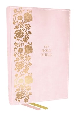 Cover image for KJV Personal Size Large Print End-Of-Verse Reference Bible, Pink Leathersoft, Red Letter, Comfort Print (Thumb Indexed), isbn: 9781400347889