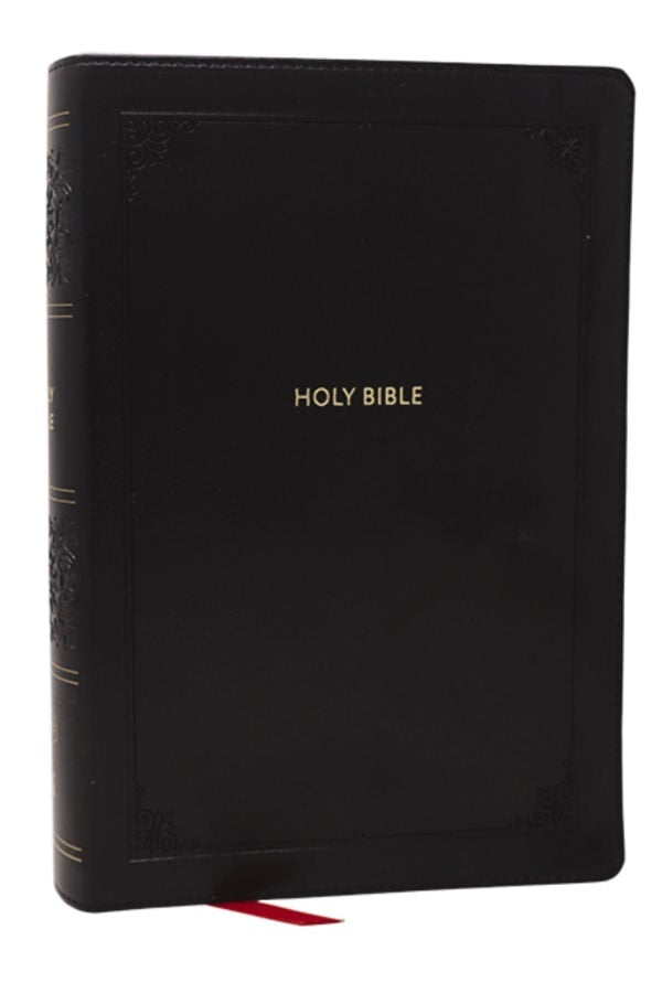 Cover image for KJV Giant Print End-Of-Verse Reference Bible, Black Leathersoft, Red Letter, Comfort Print, isbn: 9781400349449