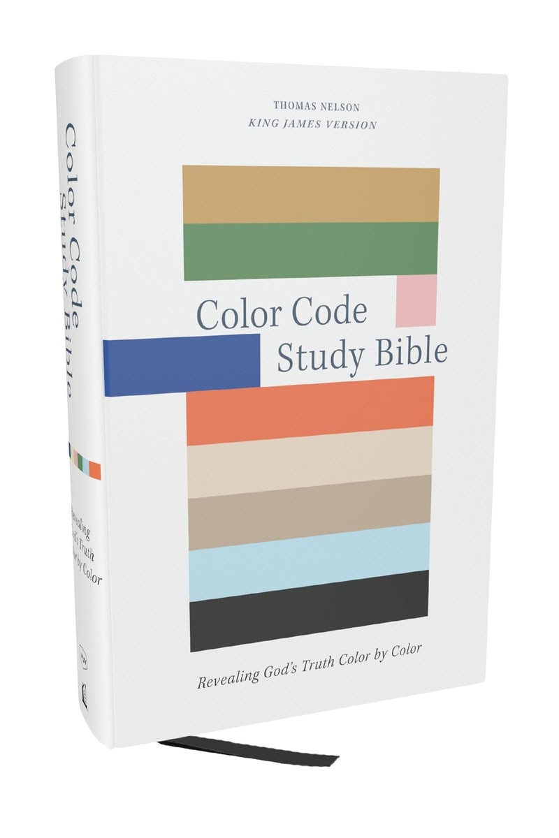 Cover image for Color Code Study Bible, Revealing God's Truth Color by Color (Kjv, Hardcover, Red Letter), isbn: 9781400350933