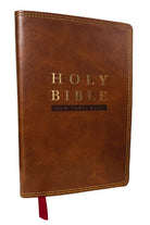 Cover image for NKJV Super Giant Print New Testament, Brown Leathersoft, Red Letter, Comfort Print (Thumb Indexed), isbn: 9781400353194
