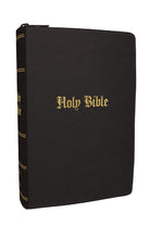 Cover image for KJV Compact Large Print Bible, Black Leathersoft Zipper Closure, Red Letter, Comfort Print, isbn: 9781400355631