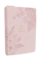 Cover image for KJV Compact Large Print Bible, Pink Leathersoft Zipper Closure, Red Letter, Comfort Print, isbn: 9781400355648