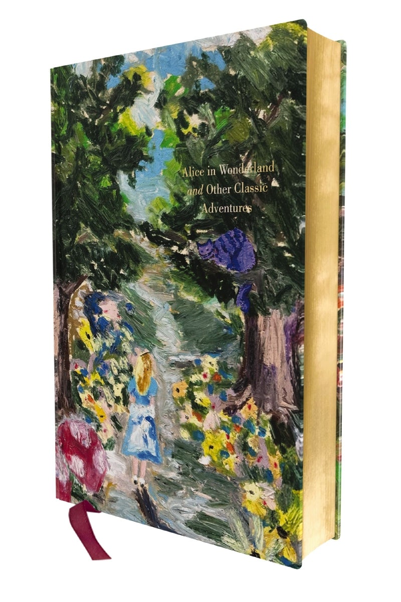 Cover image for Alice in Wonderland and Other Classic Adventures: Deluxe Painted Edition, isbn: 9781400356621