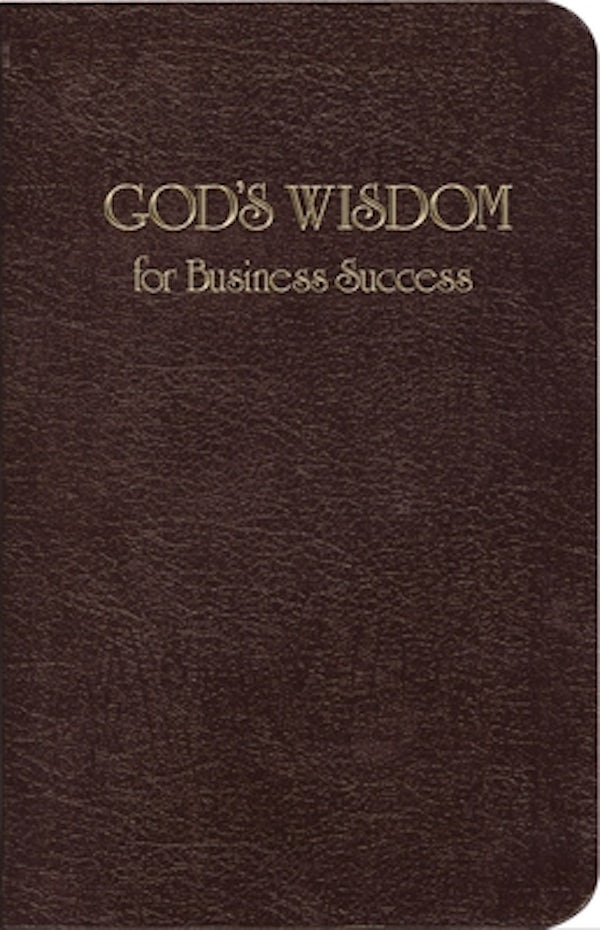 Cover image for God's Wisdom for Business Success, isbn: 9781404175570
