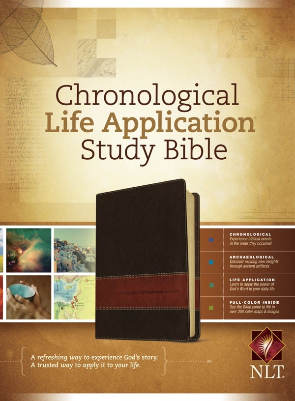 Cover image for Chronological Life Application Study Bible-NLT, isbn: 9781414339283