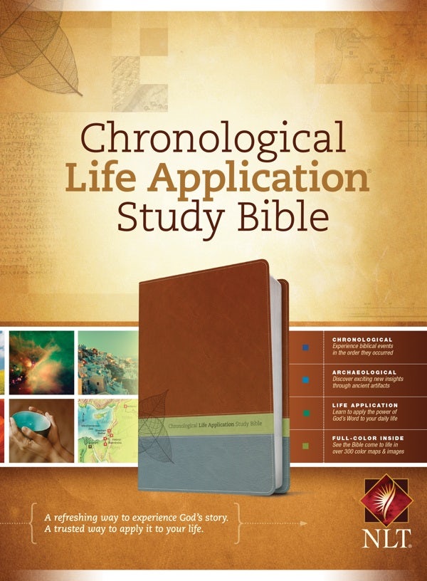 Cover image for Chronological Life Application Study Bible-NLT, isbn: 9781414339290