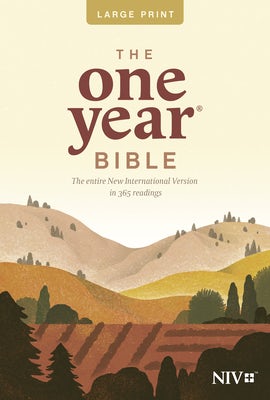 Cover image for One Year Bible-NIV-Premium Slimline Large Print, isbn: 9781414359854
