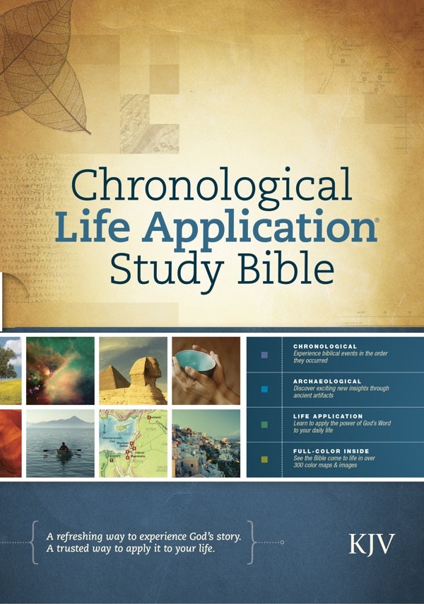 Cover image for Chronological Life Application Study Bible-KJV, isbn: 9781414380582