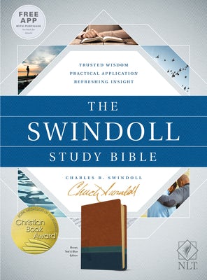 Cover image for The Swindoll Study Bible NLT, Tutone, isbn: 9781414395401
