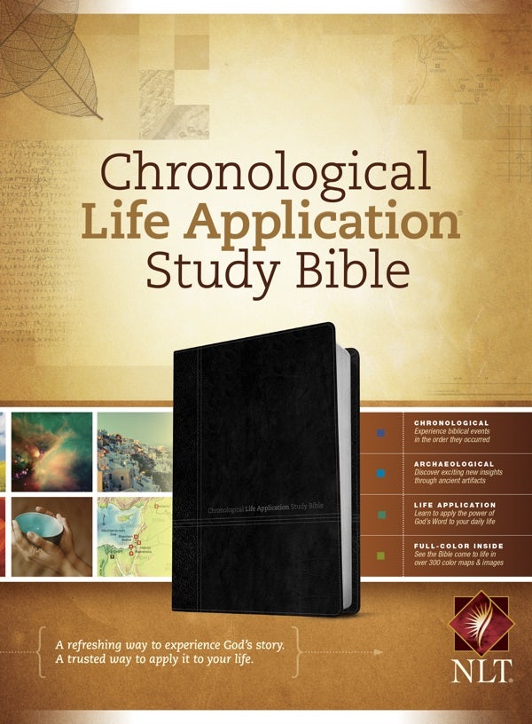 Cover image for Chronological Life Application Study Bible-NLT, isbn: 9781414397047