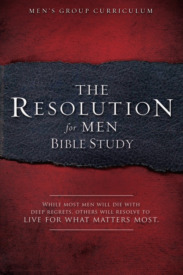Cover image for The Resolution for Men - Bible Study, isbn: 9781415872277