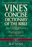 Cover image for Vine's Concise Dictionary of Old and New Testament Words, isbn: 9781418501501