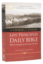 Cover image for Charles F. Stanley Life Principles Daily Bible-NASB, isbn: 9781418548858