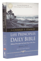 Cover image for Charles F. Stanley Life Principles Daily Bible-NKJV, isbn: 9781418550349