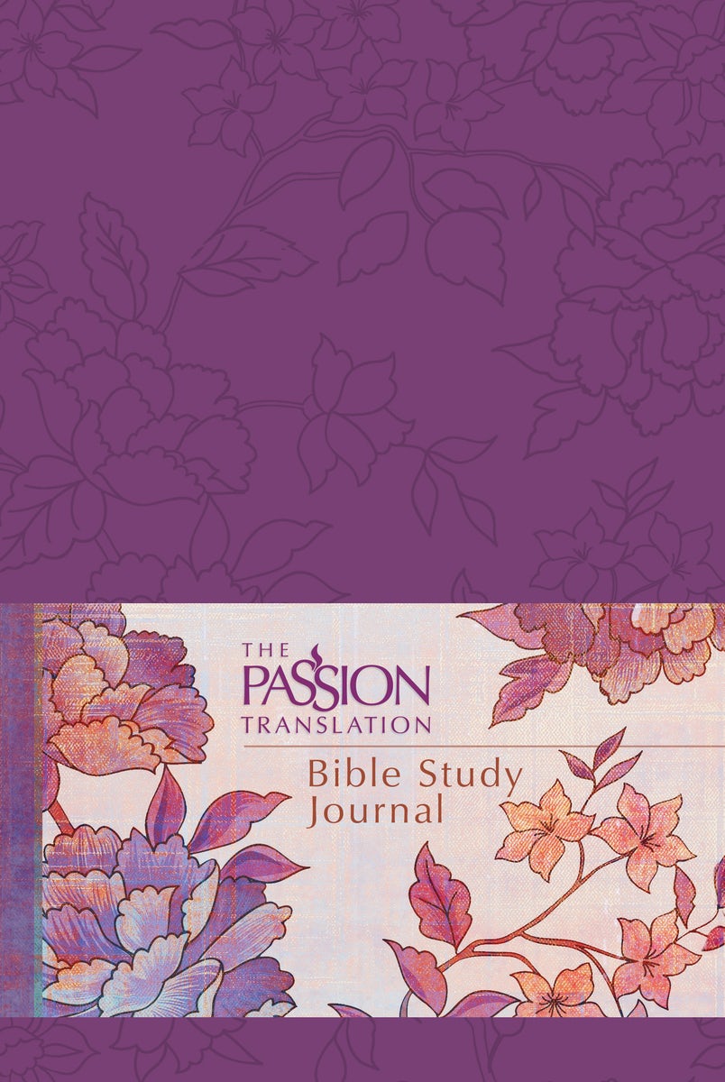 Cover image for The Passion Translation Bible Study Journal (Peony), isbn: 9781424558247