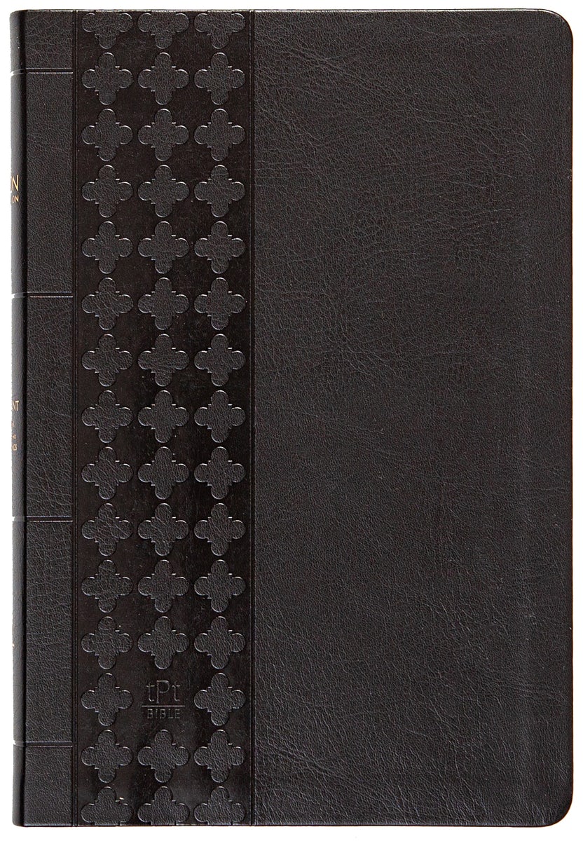 Cover image for The Passion Translation New Testament (2020 Edition) Large Print Black, isbn: 9781424561469