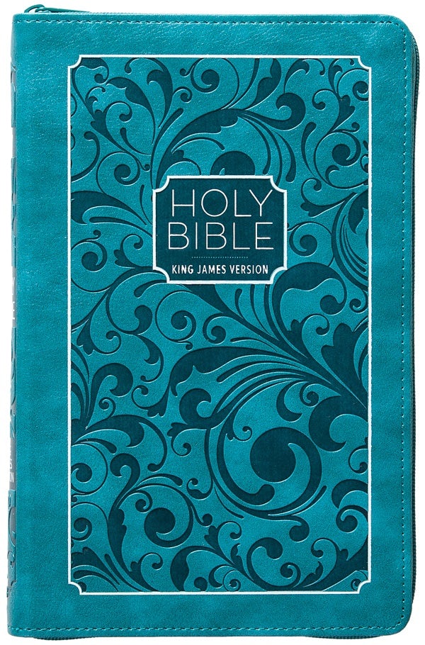 Cover image for KJV Holy Bible Zip Turquoise, isbn: 9781424565597