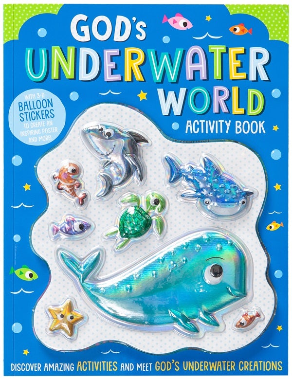 Cover image for God's Underwater World Activity Book, isbn: 9781424567522