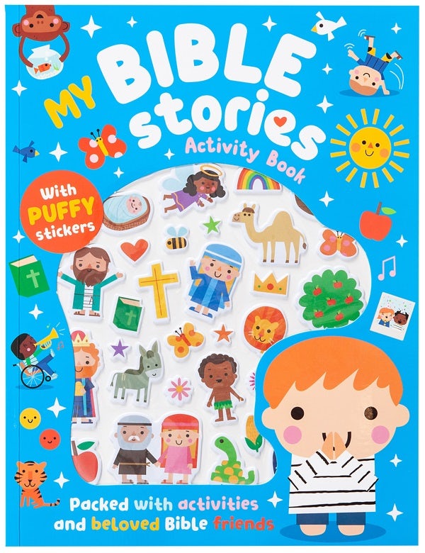 Cover image for My Bible Stories Activity Book (Blue), isbn: 9781424567546