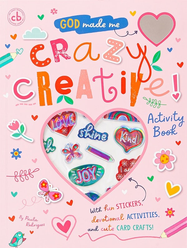 Cover image for God Made Me Crazy Creative (Activity Book), isbn: 9781424569298