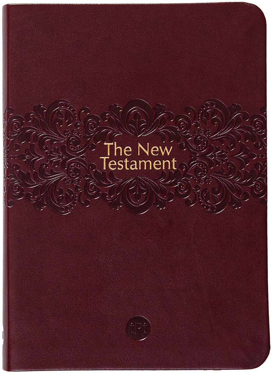 Cover image for The Passion Translation New Testament (2020 Edition) - Readers' Edition Burgundy, isbn: 9781424571826