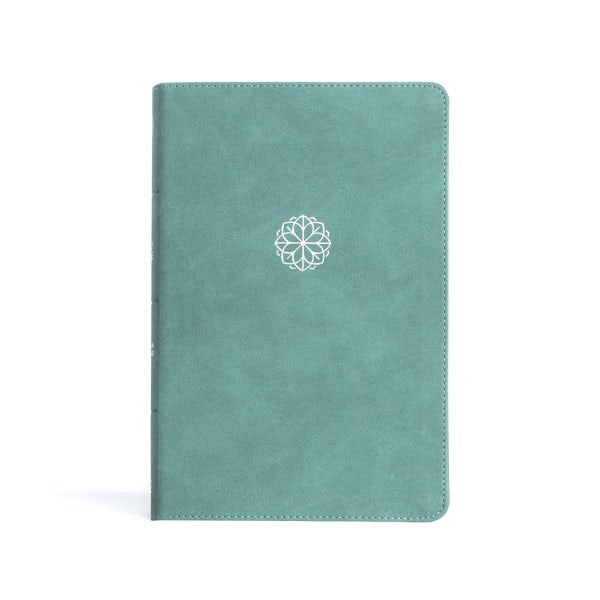 Cover image for CSB Personal Size Giant Print Bible, Earthen Teal Leathertouch, Indexed, isbn: 9781430082514