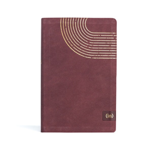 Cover image for CSB (In)Courage Devotional Bible, Bordeaux Leathertouch, isbn: 9781430082552